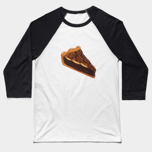 Pecan Pie watercolour food illustration Baseball T-Shirt